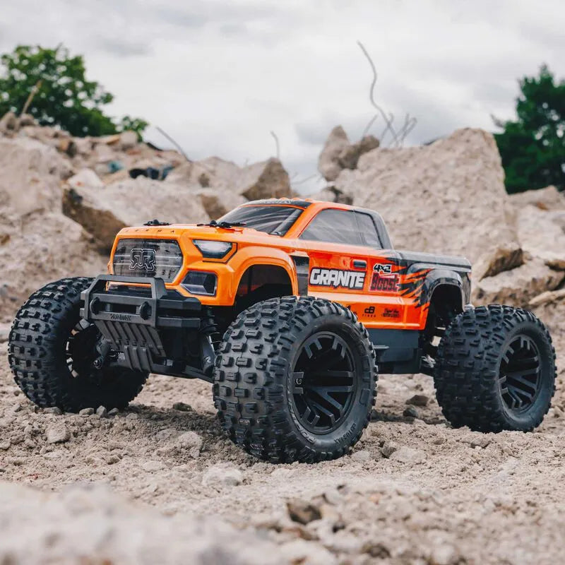 Arrma Granite 4X2 Boost Mega 1/10 2wd Monster Truck, RTR, Orange, ARA4102SV4T1