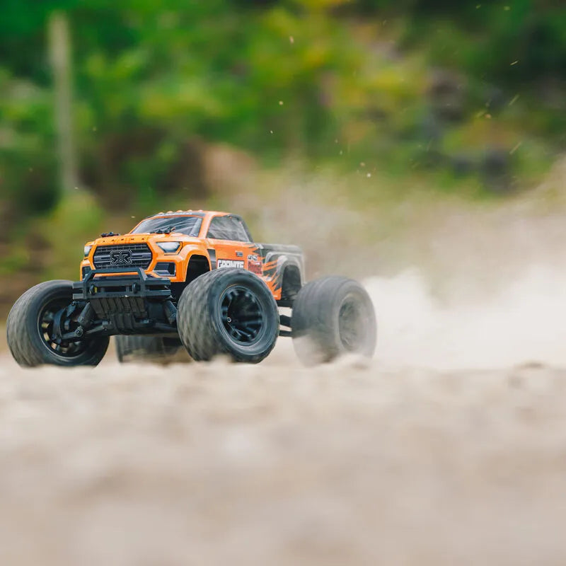 Arrma Granite 4X2 Boost Mega 1/10 2wd Monster Truck, RTR, Orange, ARA4102SV4T1