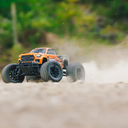 Arrma Granite 4X2 Boost Mega 1/10 2wd Monster Truck, RTR, Orange, ARA4102SV4T1