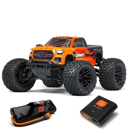 Arrma Granite 4X2 Boost Mega 1/10 2wd Monster Truck, RTR, Orange, ARA4102SV4T1