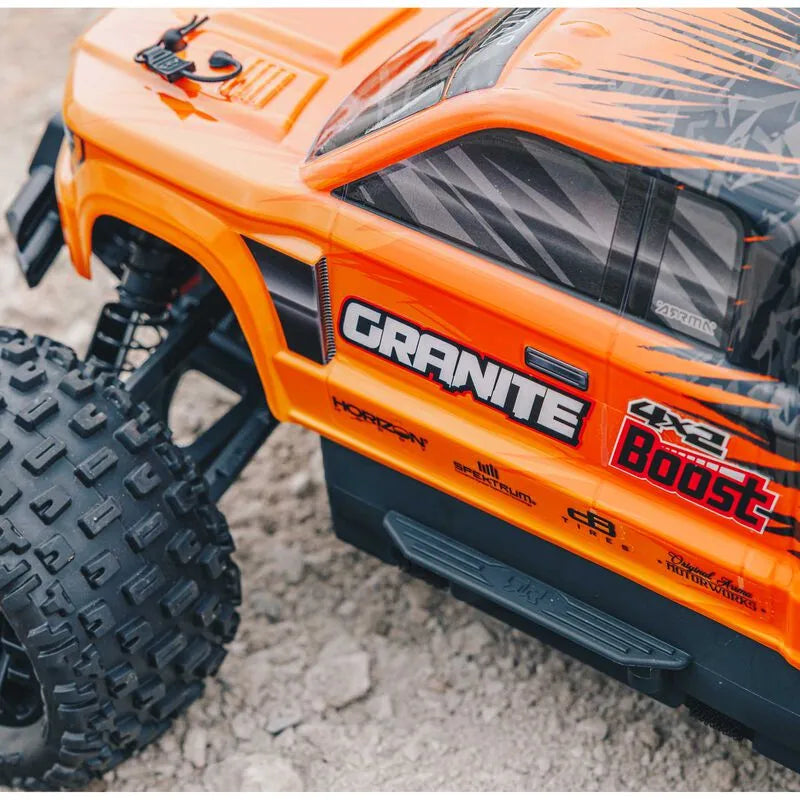 Arrma Granite 4X2 Boost Mega 1/10 2wd Monster Truck, RTR, Orange, ARA4102SV4T1