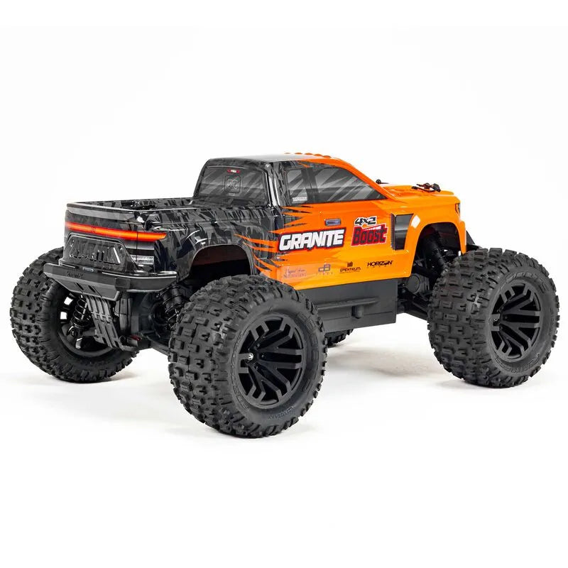 Arrma Granite 4X2 Boost Mega 1/10 2wd Monster Truck, RTR, Orange, ARA4102SV4T1