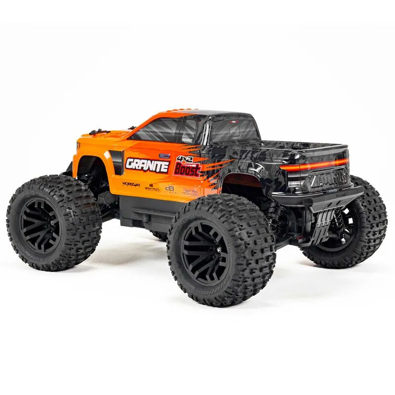 Arrma Granite 4X2 Boost Mega 1/10 2wd Monster Truck, RTR, Orange, ARA4102SV4T1