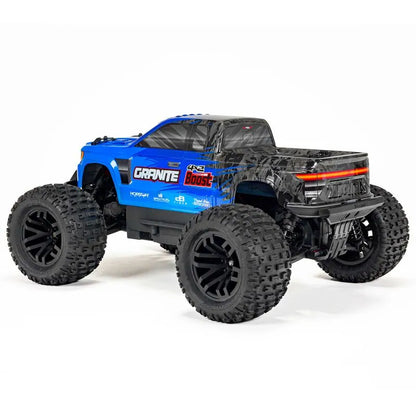 Arrma Granite 4X2 Boost Mega 1/10 2wd Monster Truck, RTR, Blue, ARA4102SV4T2