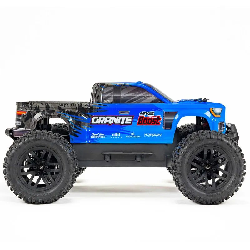 Arrma Granite 4X2 Boost Mega 1/10 2wd Monster Truck, RTR, Blue, ARA4102SV4T2