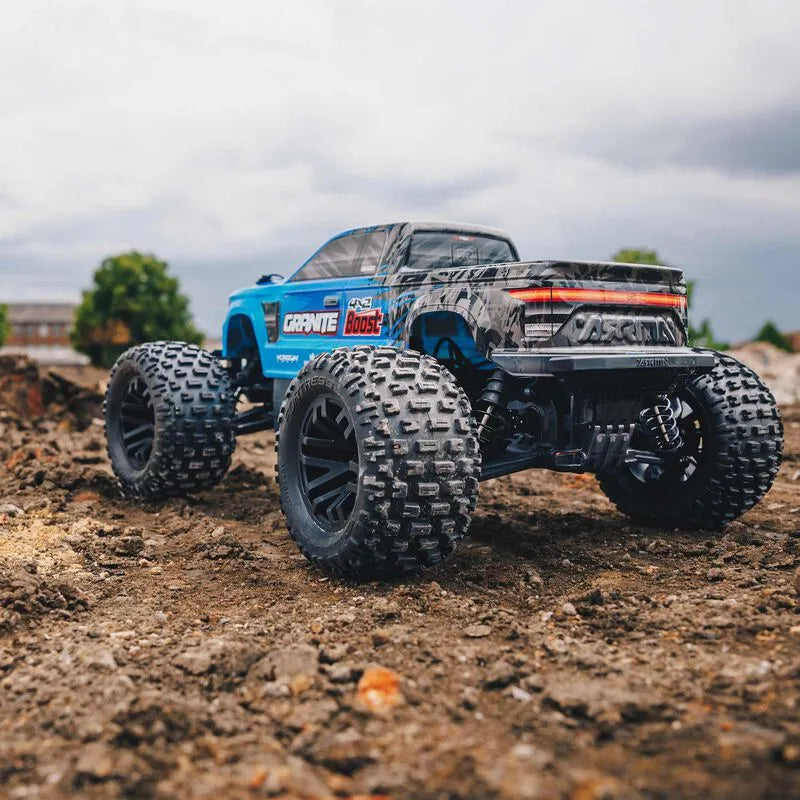 Arrma Granite 4X2 Boost Mega 1/10 2wd Monster Truck, RTR, Blue, ARA4102SV4T2