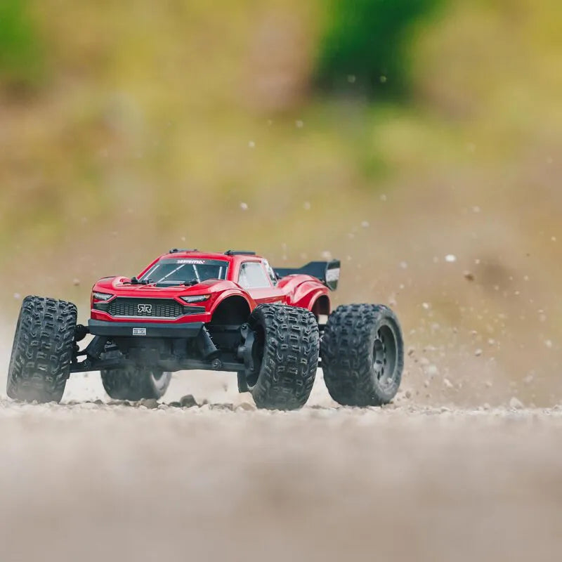 Arrma Vorteks 4X2 Boost Mega 1/10 2wd Stadium Truck, RTR, Red, ARA4105SV4T1