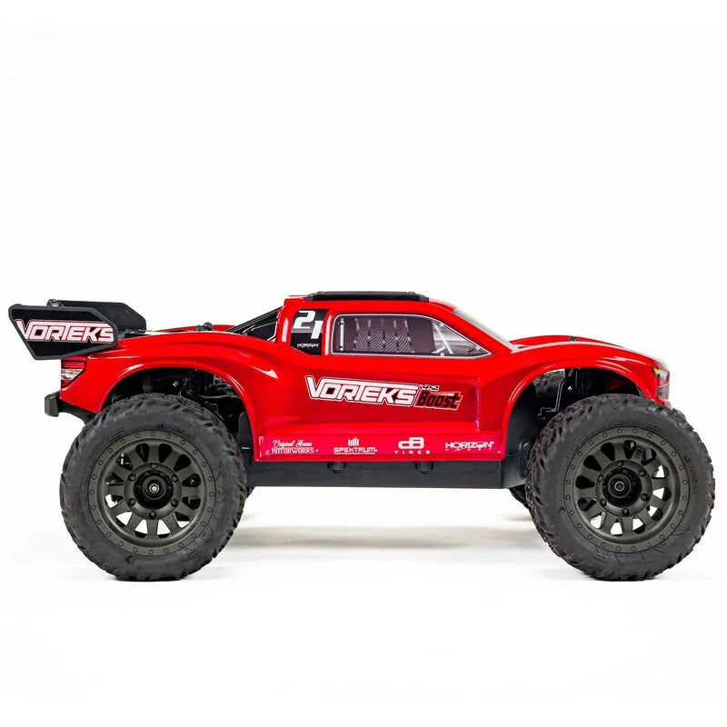 Arrma Vorteks 4X2 Boost Mega 1/10 2wd Stadium Truck, RTR, Red, ARA4105SV4T1