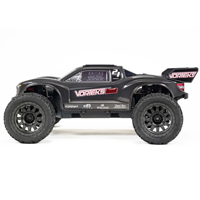 Arrma Vorteks 4X2 Boost Mega 1/10 2wd Stadium Truck, RTR, Gunmetal, ARA4105SV4T2