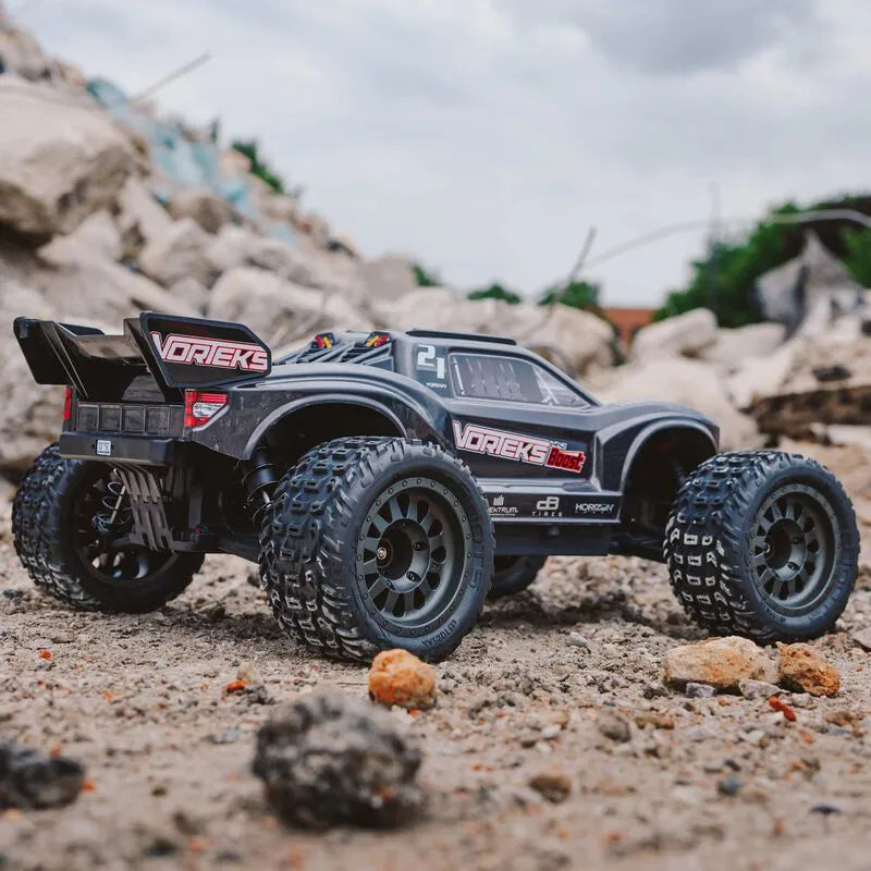 Arrma Vorteks 4X2 Boost Mega 1/10 2wd Stadium Truck, RTR, Gunmetal, ARA4105SV4T2