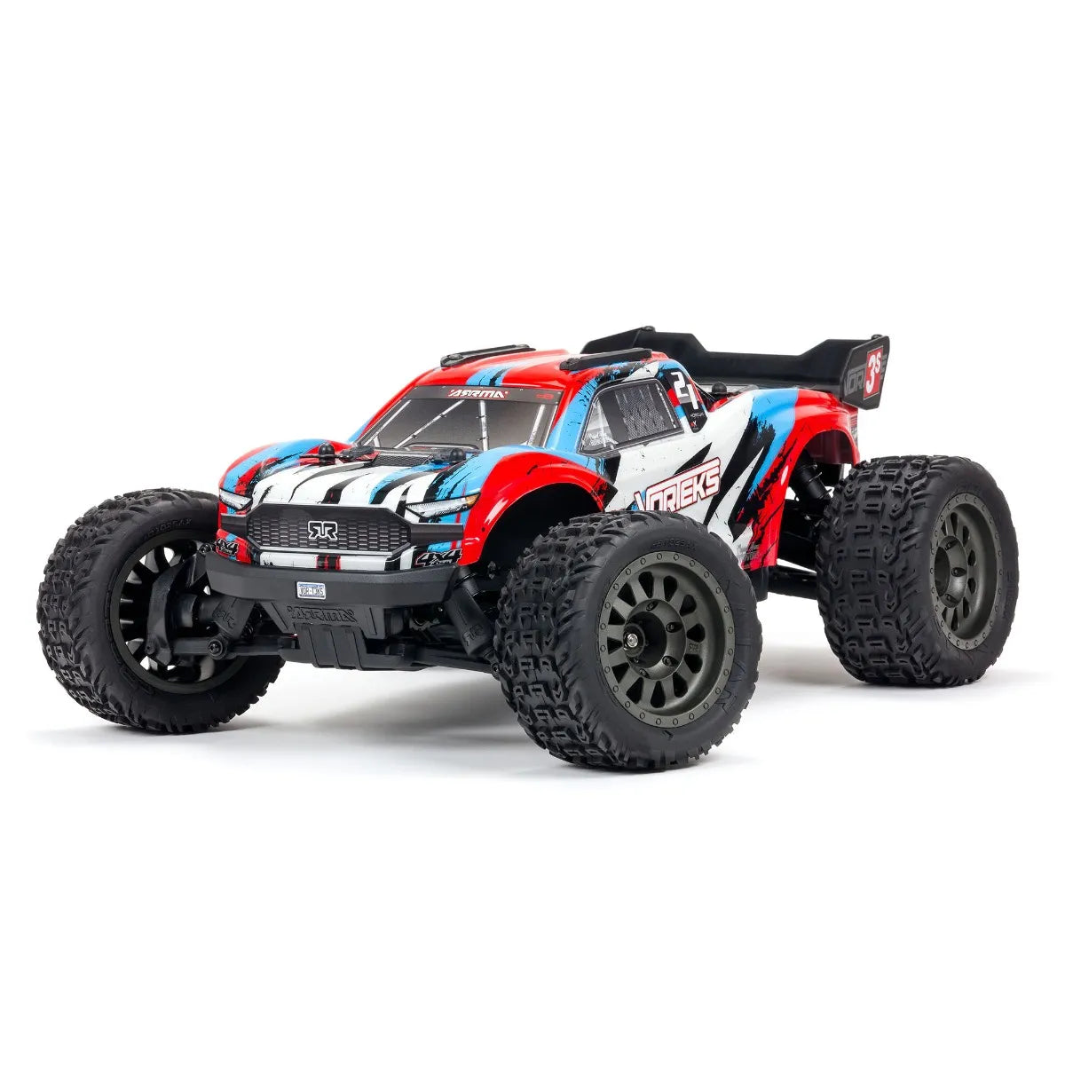 Arrma Vorteks 4x4 3S BLX Stadium Truck, RTR, Red, ARA4305V3BT1