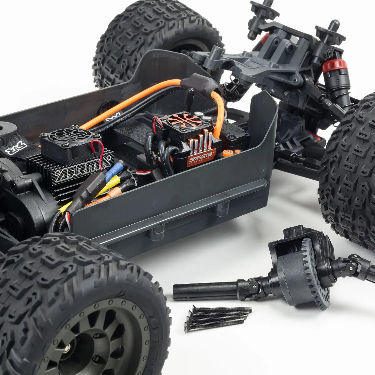 Arrma Vorteks 4x4 3S BLX Stadium Truck, RTR, Red, ARA4305V3BT1