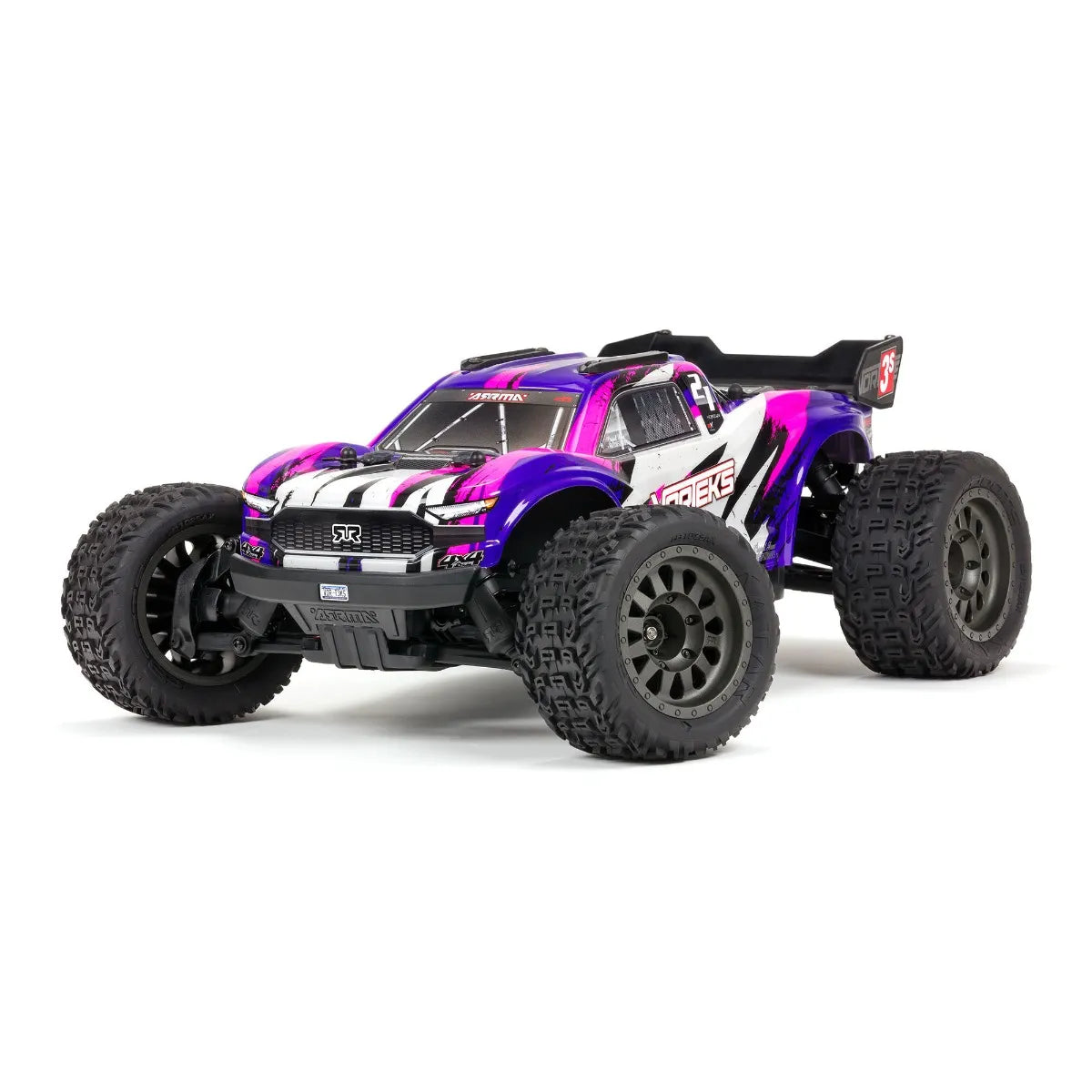 Arrma Vorteks 4x4 3S BLX Stadium Truck, RTR, Purple, ARA4305V3BT2