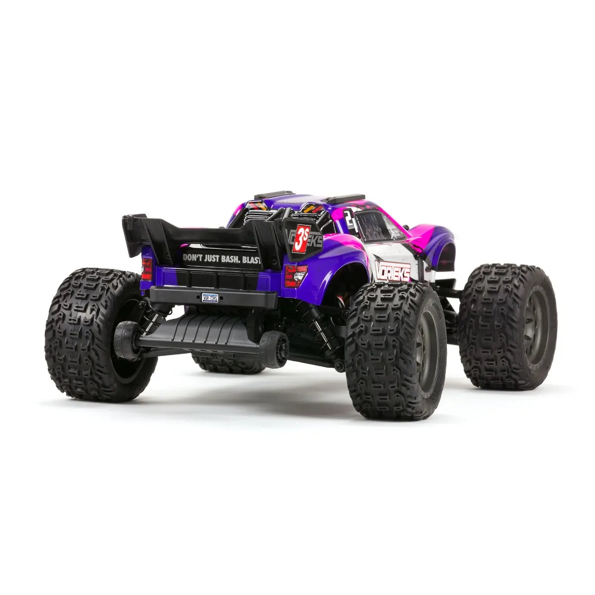 Arrma Vorteks 4x4 3S BLX Stadium Truck, RTR, Purple, ARA4305V3BT2