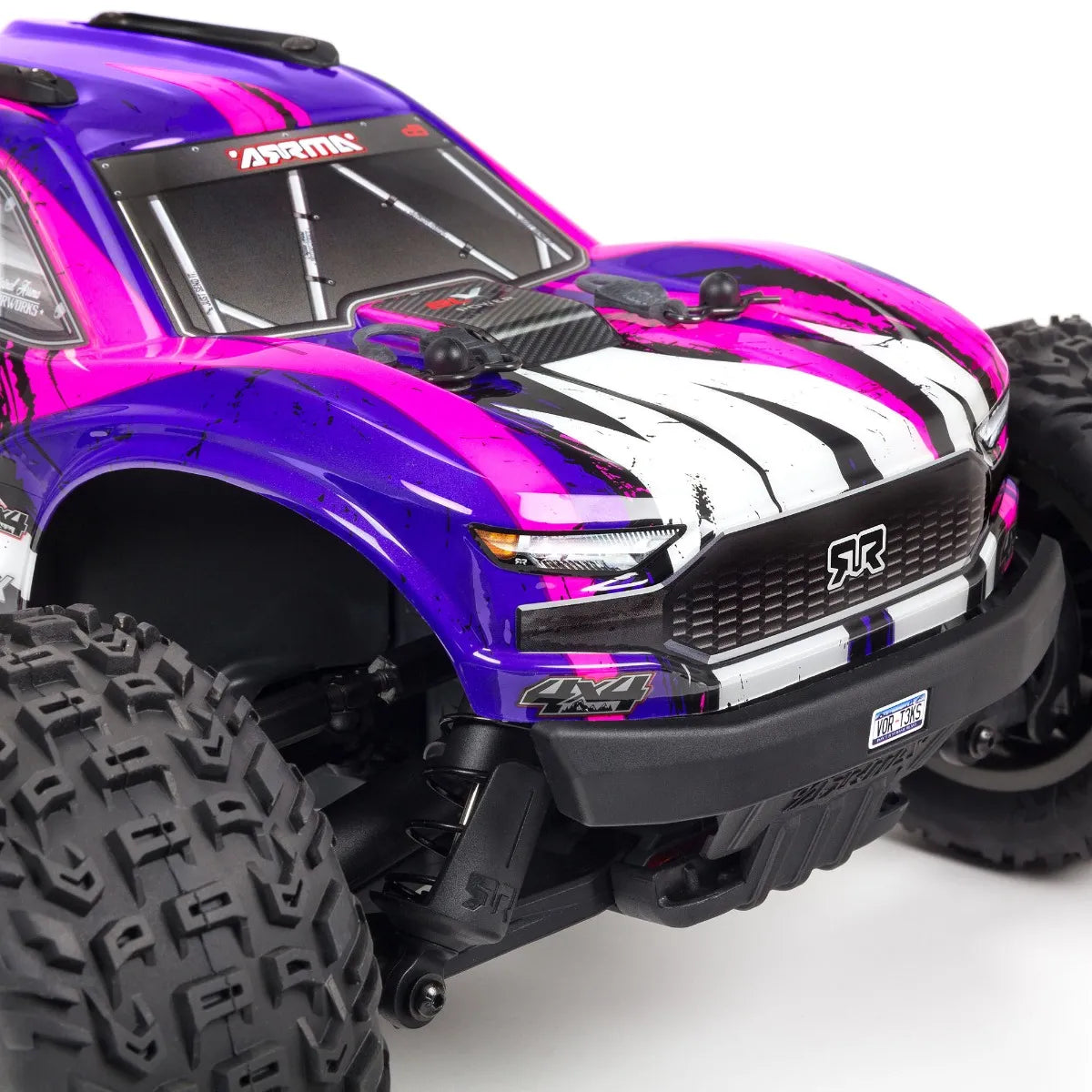 Arrma Vorteks 4x4 3S BLX Stadium Truck, RTR, Purple, ARA4305V3BT2