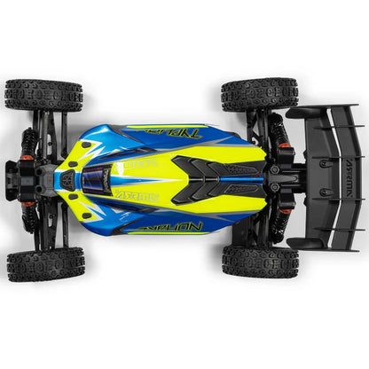 Arrma Typhon 223S DSC 4X4 BLX 1/8 RC Buggy, RTR, Blue/Yellow, ARA4306V4T4