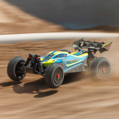 Arrma Typhon 223S DSC 4X4 BLX 1/8 RC Buggy, RTR, Blue/Yellow, ARA4306V4T4