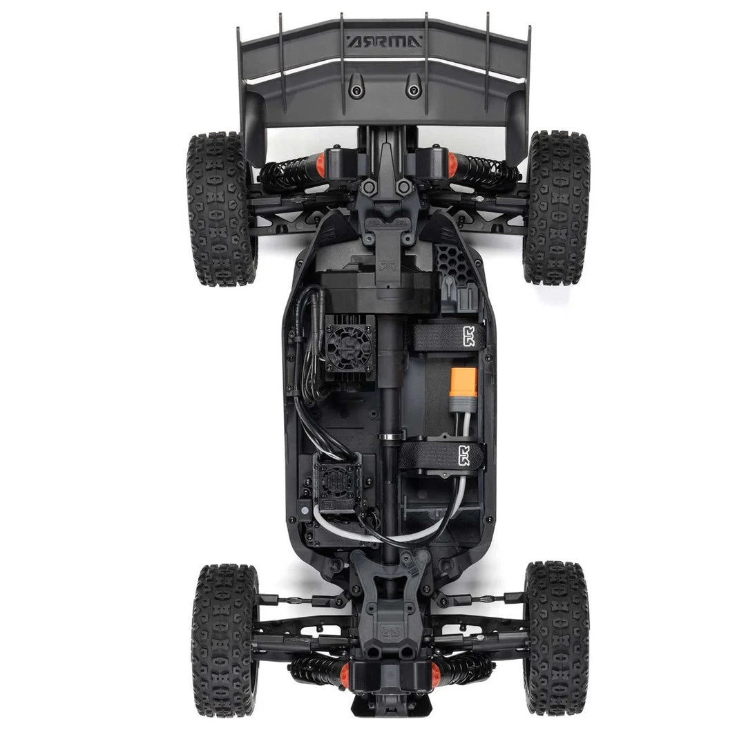 Arrma Typhon 223S DSC 4X4 BLX 1/8 RC Buggy, RTR, Blue/Yellow, ARA4306V4T4