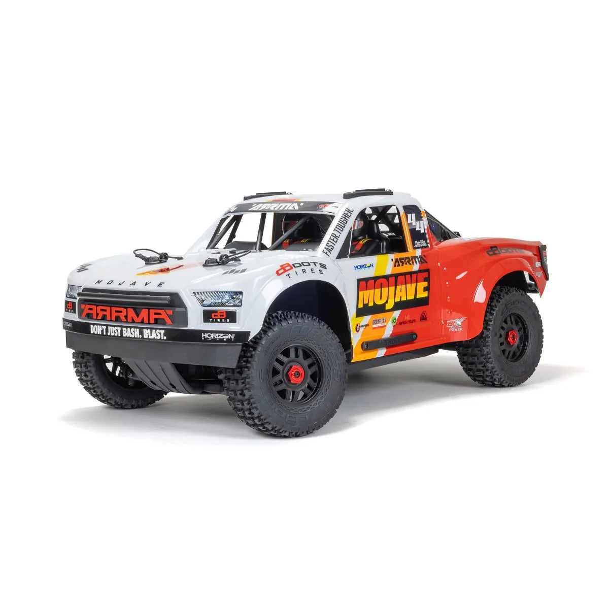 Arrma Mojave 4X4 BLX 4S Desert Truck RTR, White/Red, ARA4404T1