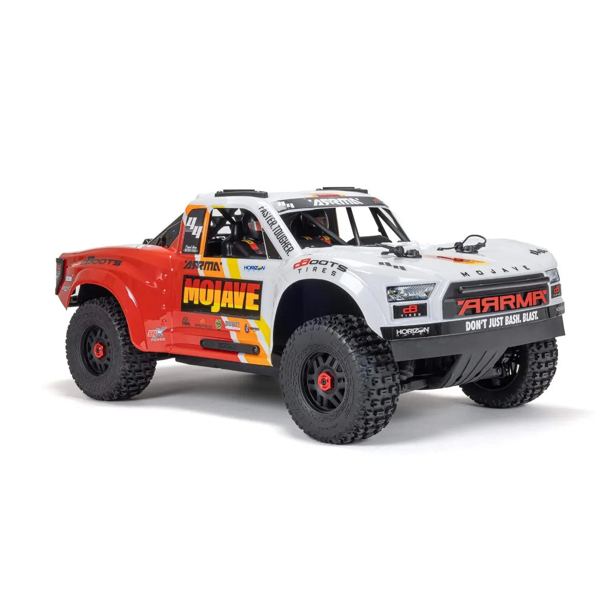 Arrma Mojave 4X4 BLX 4S Desert Truck RTR, White/Red, ARA4404T1