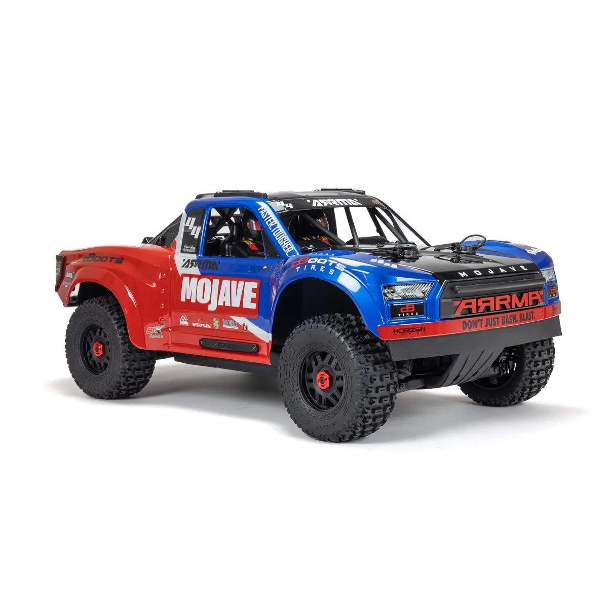 Arrma 4404T2 Mojave 4X4 BLX 4S Desert Truck RTR, Blue/Red, ARA4404T2