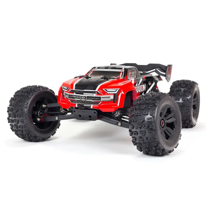 ARRMA 1/8 Kraton 6S BLX (V5) Brushless RC Truggy - Red ARA8608V5T1