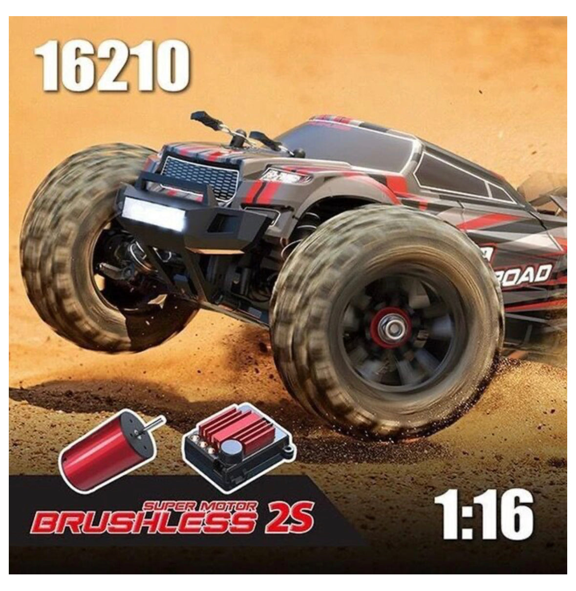 MJX - 1/16 Hyper Go Truggy 4WD Brushless 2S [16210]