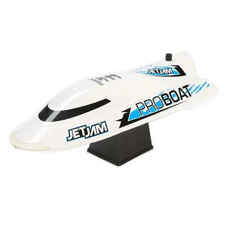 Pro Boat Jet Jam Pool Racer RC Boat, RTR, White, PRB08031T2