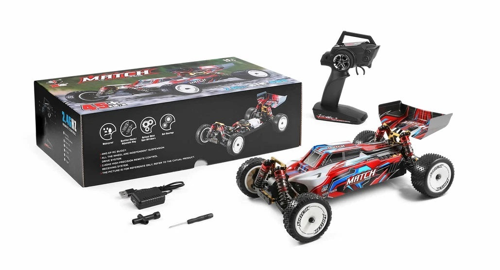 104001 WL TOYS 1:10 4WD OFF ROAD RC BUGGY All Metal Chassis 4WD Buggy that reaches 45kmph