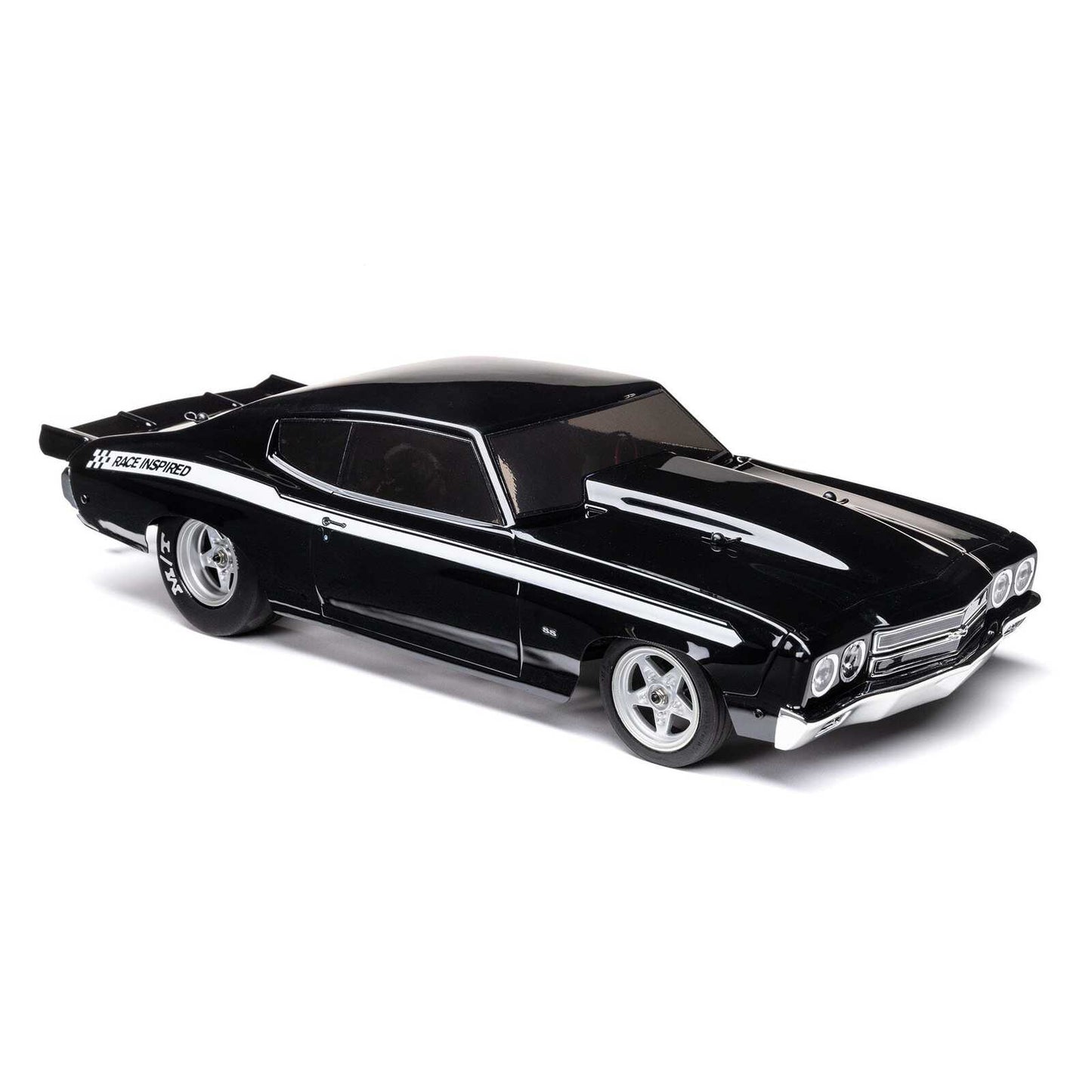 Losi 1970 Chevelle Mini No Prep Drag Car RTR, Black, LOS01023T2