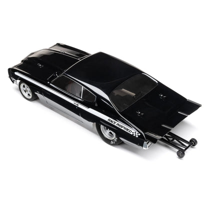 Losi 1970 Chevelle Mini No Prep Drag Car RTR, Black, LOS01023T2