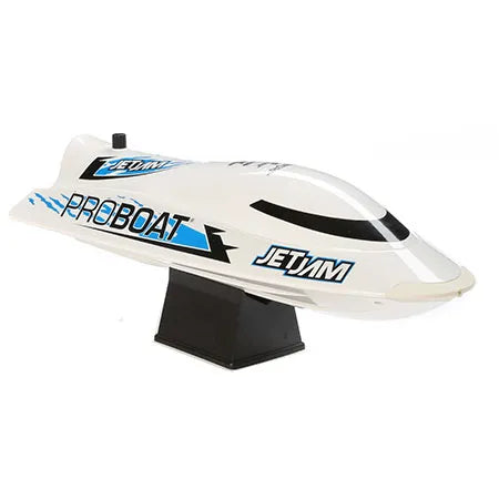 Pro Boat Jet Jam Pool Racer RC Boat, RTR, White, PRB08031T2