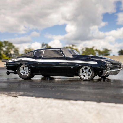 Losi 1970 Chevelle Mini No Prep Drag Car RTR, Black, LOS01023T2