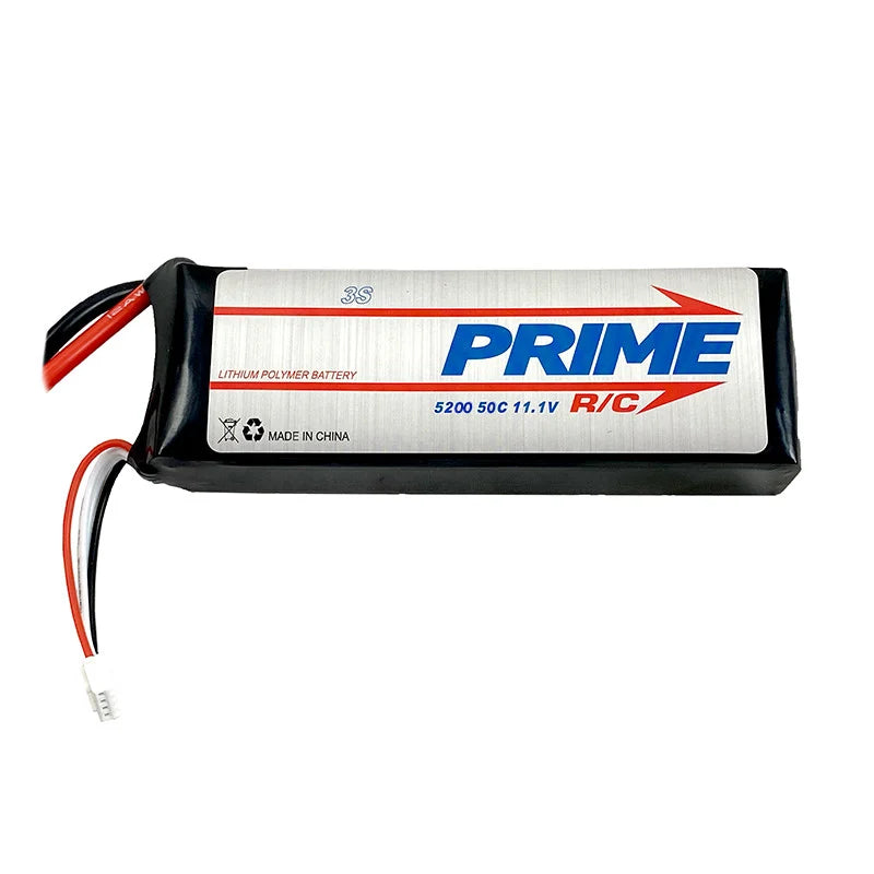 Prime RC 5200mAh 3S 11.1v 50C Soft Case LiPo Battery with Traxxas Connector