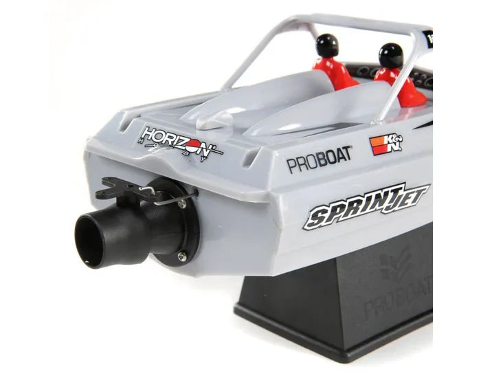 Pro Boat Sprintjet Jet Boat, RTR, Silver, PRB08045T1