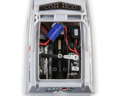 Pro Boat Sprintjet Jet Boat, RTR, Silver, PRB08045T1