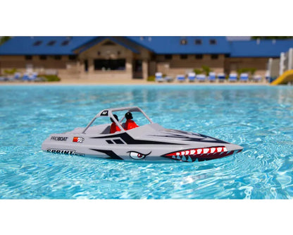 Pro Boat Sprintjet Jet Boat, RTR, Silver, PRB08045T1