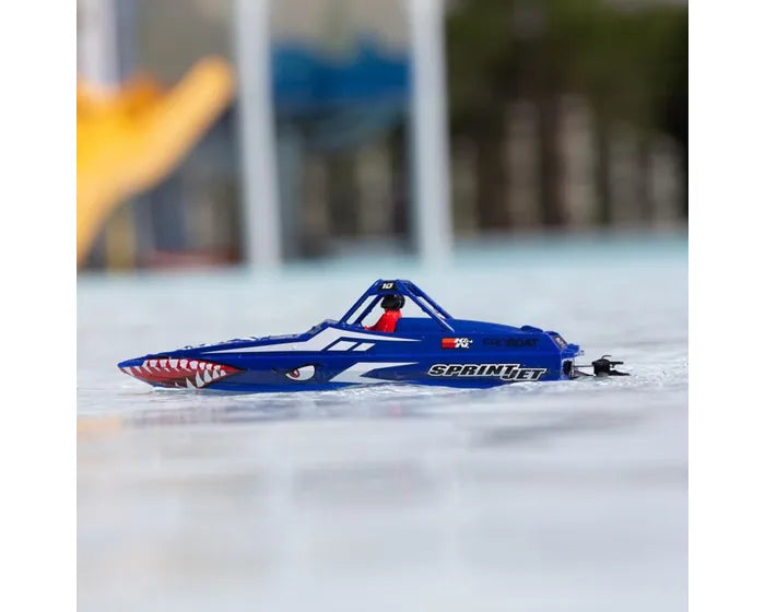 Pro Boat Sprintjet Jet Boat, RTR, Blue, PRB08045T2