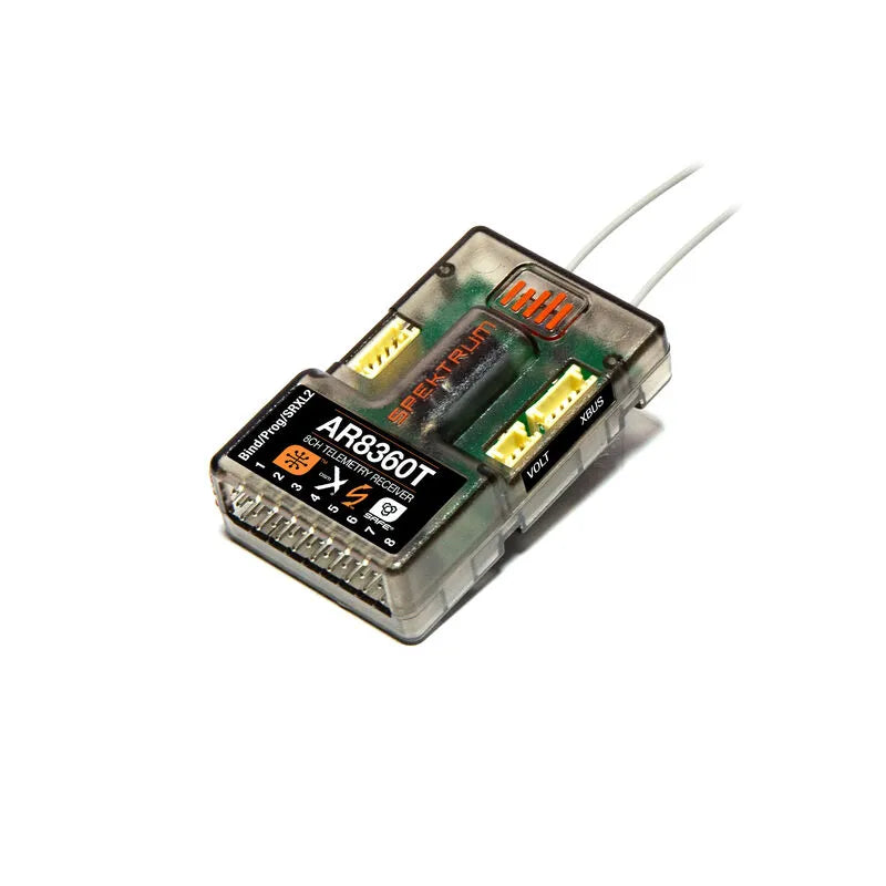 Spektrum AR8360T 8ch Air Receiver with SAFE Technology and Telemetry, SPMAR8360T