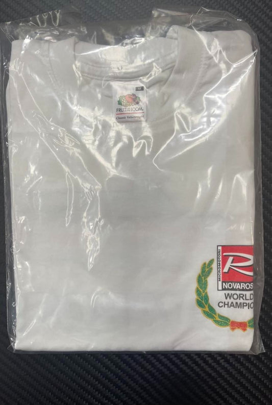 Novarossi White T/Shirt Size Medium