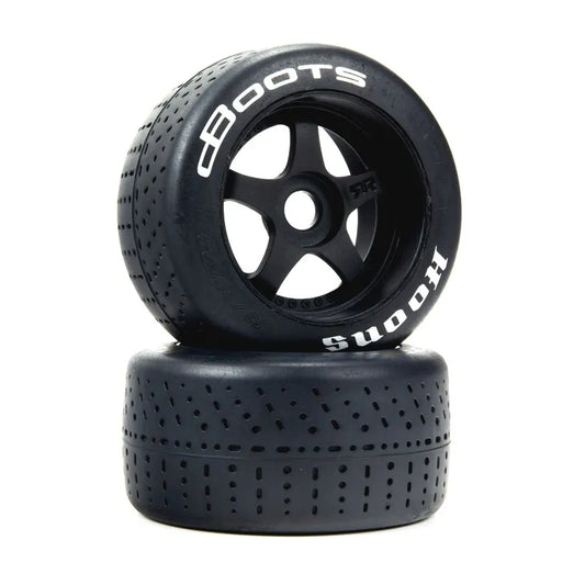 Arrma Dboots Hoons 42/100 2.9 Silver Belted 5-Spoke Wheels and Tyres, Hard Compound, AR550070