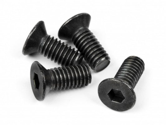 #Z307 - FLAT HEAD SCREW M4x10mm (HEX SOCKET/THIN TYPE/4pcs)